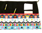 Classroom Whimsy: Back to School Apron - Perfect Teacher Appreciation Gift!  Back to School Half Apron, with 6 pockets