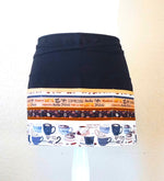 Coffee Shop Half Apron with 6 Pockets, Barista Utility Waist Apron